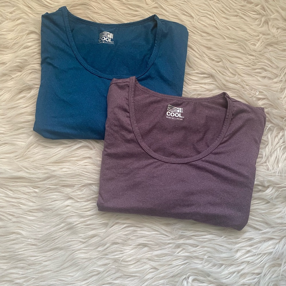 BUNDLE of two  32• degrees  Tees NWOT